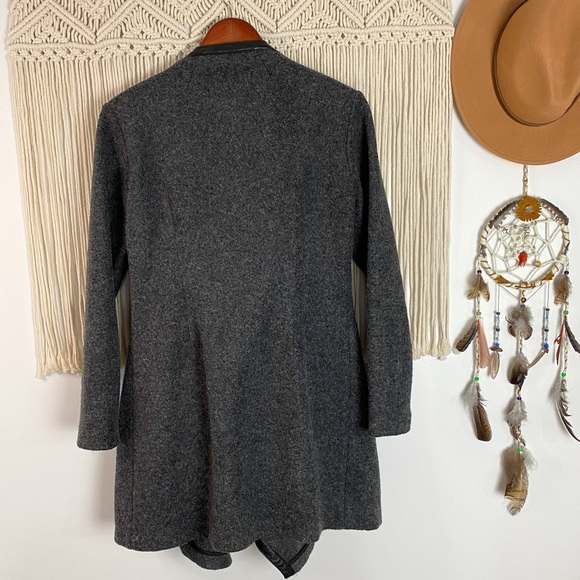 Coster Copenhagen Wool Blend Charcoal Sweater Cardigan Size Medium - Picture 2 of 11